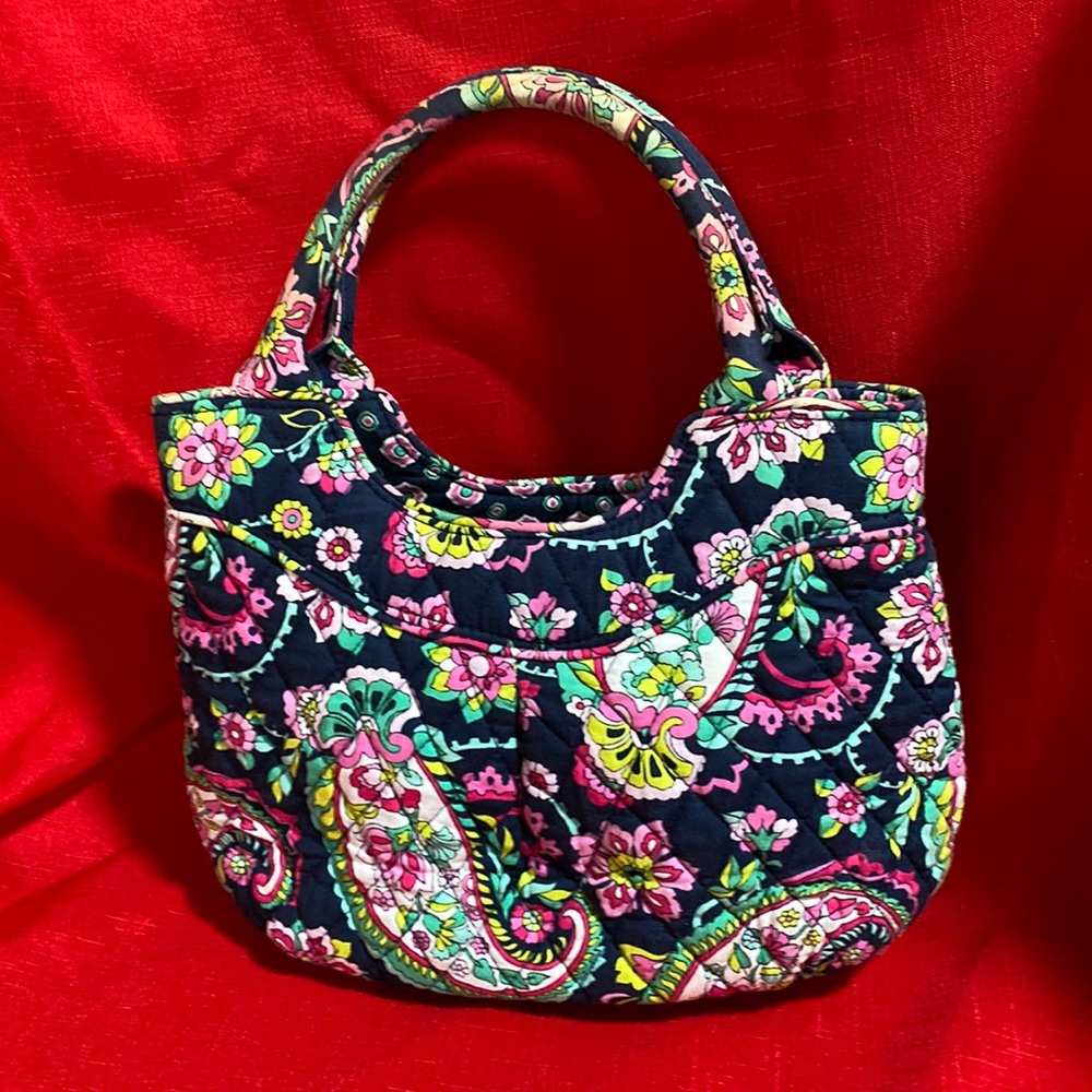 Vera Bradley Multicolored 2 Handles Purse Floral & Paisley